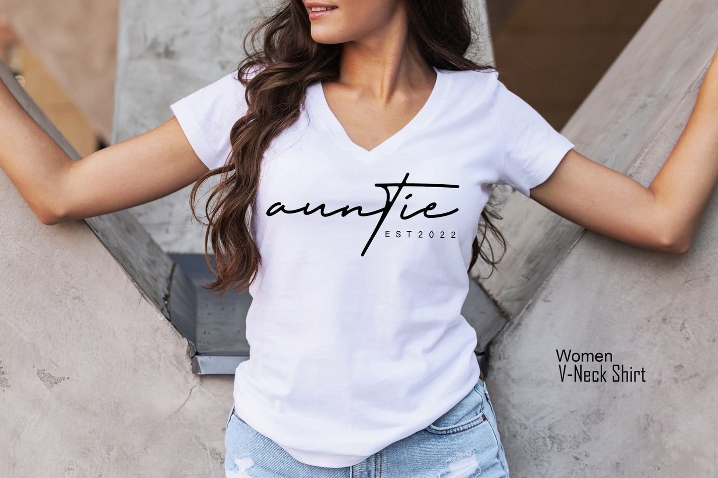 Customized Auntie Est 2022 Shirt, Auntie Tee, Funny Aunt Shirt, Aunt Shirt, Birthday Gift Aunt, Sister Shirt, Custom Shirt, C6477