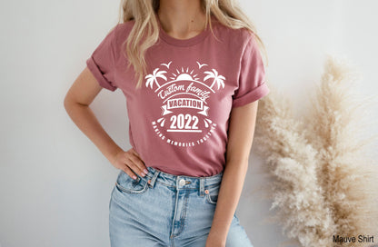 Matching Family Vacation 2022 Shirts, Custom Trip Shirt, Family Trip T-Shirt, Gift for Family Tee, New Year 2022 Gift, C6635