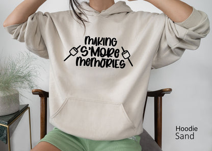 Making Smore Memories Shirt, Camping Sweatshirt, Camp Lovers Shirt, Hiking Shirt, Camp Lover Shirt, Vacation Shirt, Camping Trip, C5802