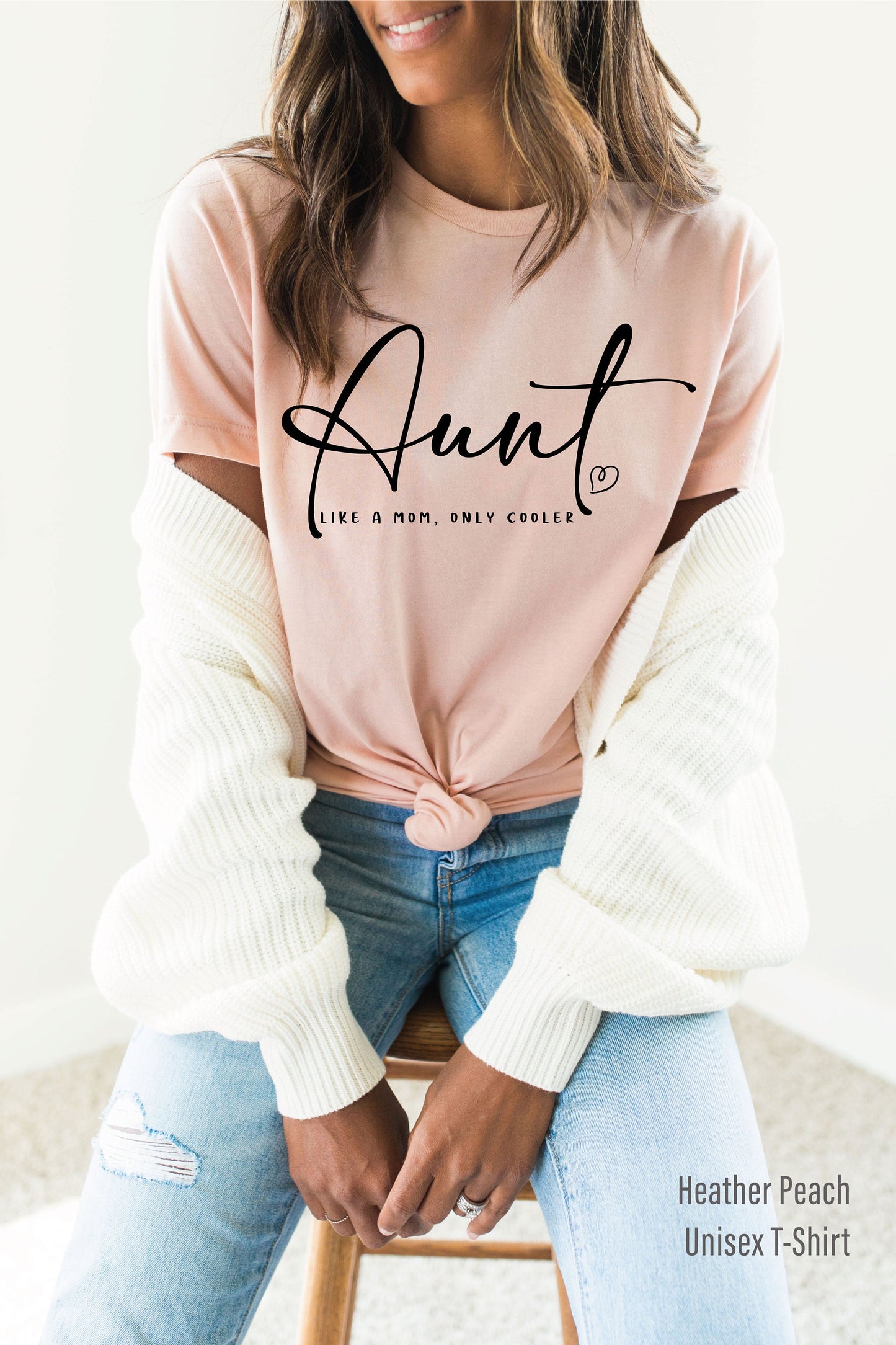 Aunt Sweatshirt, Auntie Hoodie, Godmother Shirt, Best Aunt Ever Tee, Blessed Auntie Shirt, New Aunt Sweatshirt, C6388