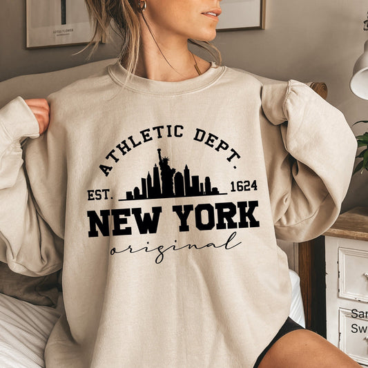 New York Sweatshirt, New York City Sweatshirt, East Coast Sweatshirt, New Yorker Sweatshirt, New York Lover Gift, C6394