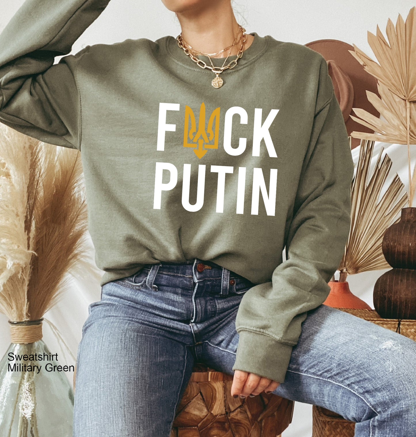F**K Putin Shirt, Stand with Ukraine Shirt, Anti-Putin Tee, Funny Puck Futin Tshirt for Ukrainian Patriots, C6583