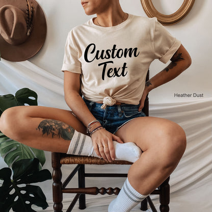 Custom Sweatshirt,Custom Text Shirt,Personalized Shirt,Custom Trip Hoodie,Custom Birthday Tshirt,Custom Bride Gifts,Couples Party Tee, C7081