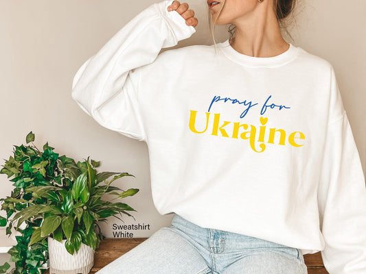 Pray for Ukrain Sweatshirt, No War Shirt, Ukraine Peace Shirt, Ukraine People Shirt, Stand with Ukraine Shirt, C6590