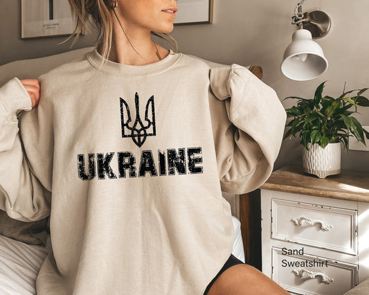 Ukrainian Sweatshirt, Ukraine People Hoodie, Stand with Ukraine Shirt, Ukraine Peace Shirt, Свитшот Украина, No War Shirt, C6606