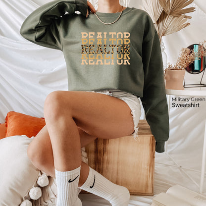 Real Estate Sweatshirt, Real Estate Hoodie, Real Estate Gifts, Real Estate, Realtor Sweatshirt, Women’s Sweatshirt, Ombre Shirt, C6685
