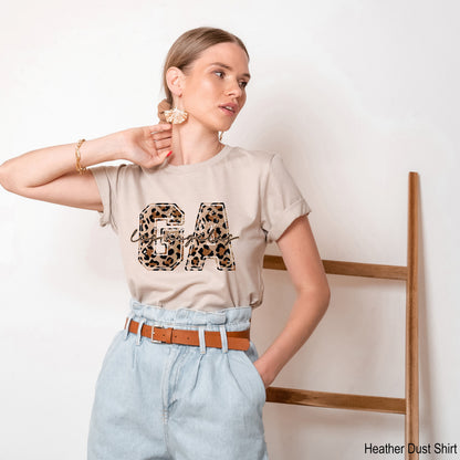 State Sweatshirt, Hometown Hoodie, City Shirt, Leopard Custom Tee, Personalized Woman's Hoodie, State Pride Tee, Vacation Shirt, C6621