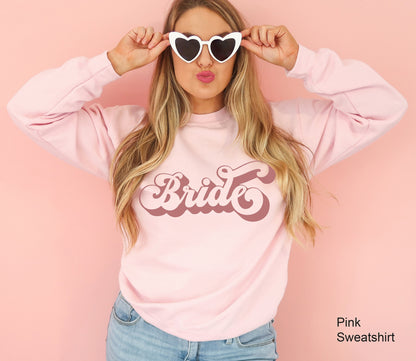 Bachelorette Sweatshirt, Bride Squad Hoodie, Bride Gift, Bridal Gift, Wedding Gift, Bride Shirt, Wife Shirt, Bridesmaid Shirt, C6653