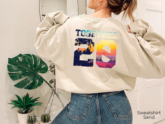 Anniversary Gifts, Together Since Sweatshirts, Anniversary Gift Ideas, Custom Couple Tee, Together Since, Couple Gift You and Me, C6656