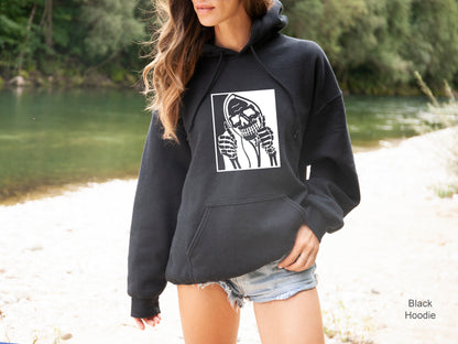 Skull Stay Positive Sweatshirt, Stay Positive Hoodie, Skeleton Hoodie, Skeleton Halloween, Halloween T Shirt, Funny Halloween Shirt, C6668