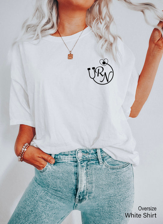 Registered Nurse T-Shirt, RN Shirt, Gift For RN, Cute RN Tee, Rn Appreciation, Rn Heart Shirt, Nurse Life T-Shirt, C6792