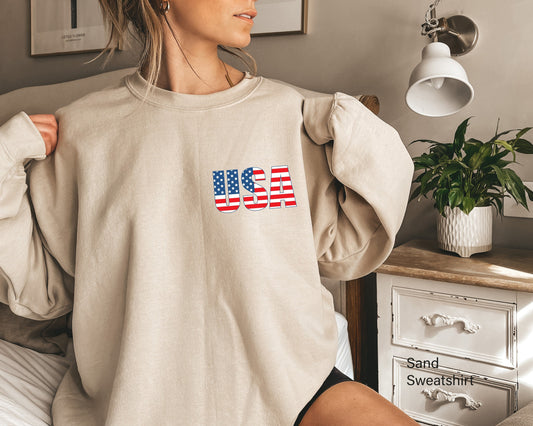 USA Pocket Sweatshirts,Fourth of July Hoodie,4th of July Party Tee,America Hoodie,Patriotic Shirt,Memorial Day Sweater,America Tshirt, C6813
