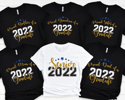 Graduation Family Shirts 2022, Matching Graduation Tshirt, Personalized Graduation T-Shirt, Proud Graduate Shirt, Custom Grad Squad,C6938