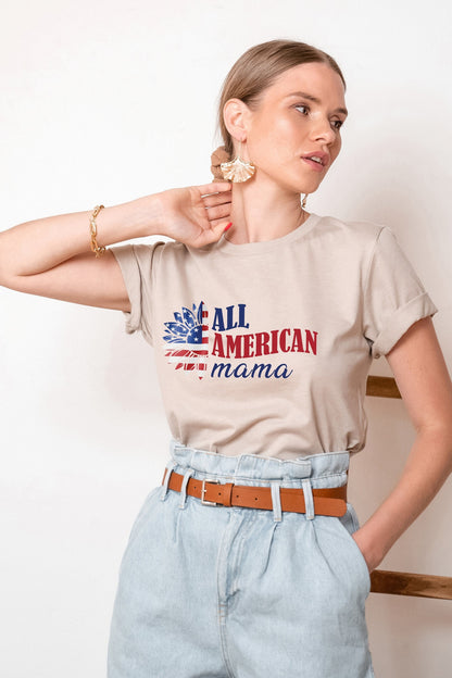 All American Mama T-shirt,All American Family Mama Shir,4th of July Party Shirt,American Flag Tee,Memorial Day ShirtPatriotic Shirts,C6848