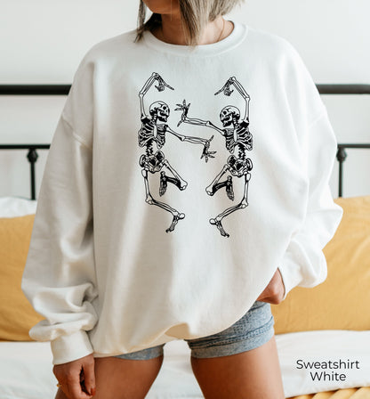 Sweatshirts Hoodies Halloween,Halloween Skeleton Hoodie,Halloween Skeleton Shirt,Halloween Party Dancing Skeleton Sweatshirt,C6116