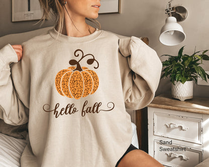 Hello Fall Shirt, Thanksgiving Shirt, Thankful Shirt, Thanksgiving Tee, Grateful Shirt, Fall Shirt, Fall Teacher Shirt,C6087
