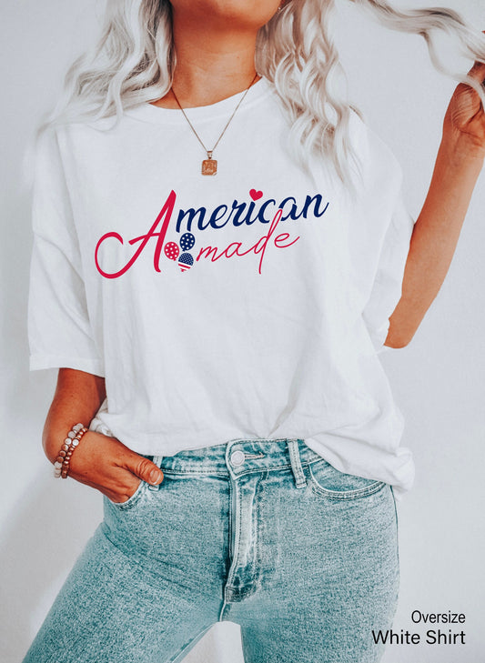 American Made, 4th of July Shirts for Women, Cute 4th of July Shirts, Independence Day Shirt, American Patriotic Shirt, C6852