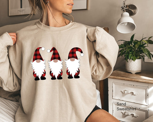 Gnome Christmas Sweatshirt,Chillin With My Gnomies Shirt,Christmas Pajama,Christmas Gnomies Matching Family,Christmas Gift,C6274
