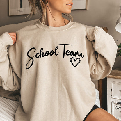 Custom School Team Sweatshirt,Custom Mascot Shirt,School Mascot  Name Tshirt,School Spirit Hoodie,Customized School Team Name Sweater,C6998