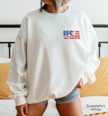 USA Pocket Sweatshirts,Fourth of July Hoodie,4th of July Party Tee,America Hoodie,Patriotic Shirt,Memorial Day Sweater,America Tshirt, C6813
