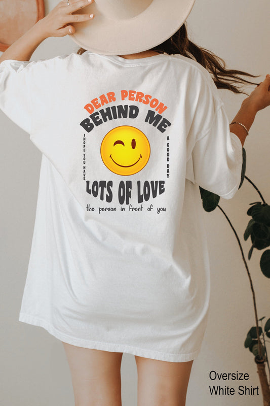 Dear Person Behind Me Shirt, You're Enough Trendy Shirt, Aesthetic Retro, Person Behind Me Shirt, Mental Health, C6763