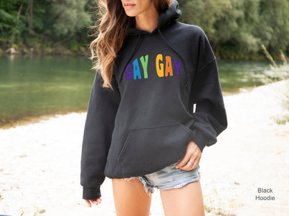 Say Gay Sweaatshirt, LGBTQ Pride Hoodie, Gay Rights Sweatshirt,Don't Say Gay Bill Florida, Pride Sweatshirt, Protect Trans Sweatshirt, C6985