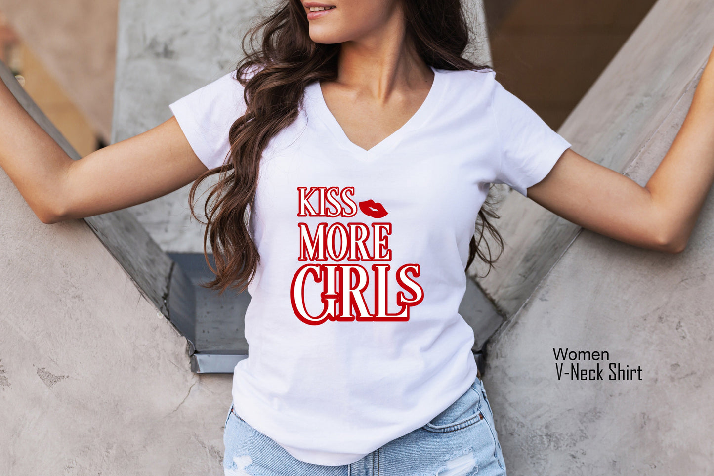 Kiss More Girls Shirt, Queer Gift, Lesbian Clothing, LGBTQ Shirt, Gay Pride Shirt, Lesbian Shirt, Pride Month Shirt, Queer Girls Tee, C6984