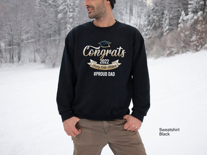 Custom Graduation Family Sweatshirts,Personalized Matching Proud Graduate Hoodie,Prom Proud Mom of the Graduate,Gald Gifts, C6931