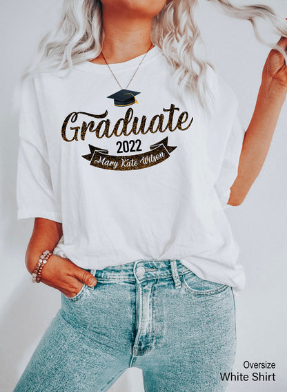 Custom Graduation Family Shirts, Personalized Matching Proud Graduate Shirt, Prom Mom of the Graduate, Grad Gifts, C6931