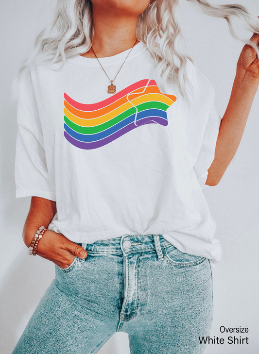 Rainbow Heart Shirt, Pride Heart Shirt, LGBT Shirt, Activist Shirt, Protect Trans Kids, LGBTQ Shirt, Pride Shirt Women, Pride Shirt, C7010