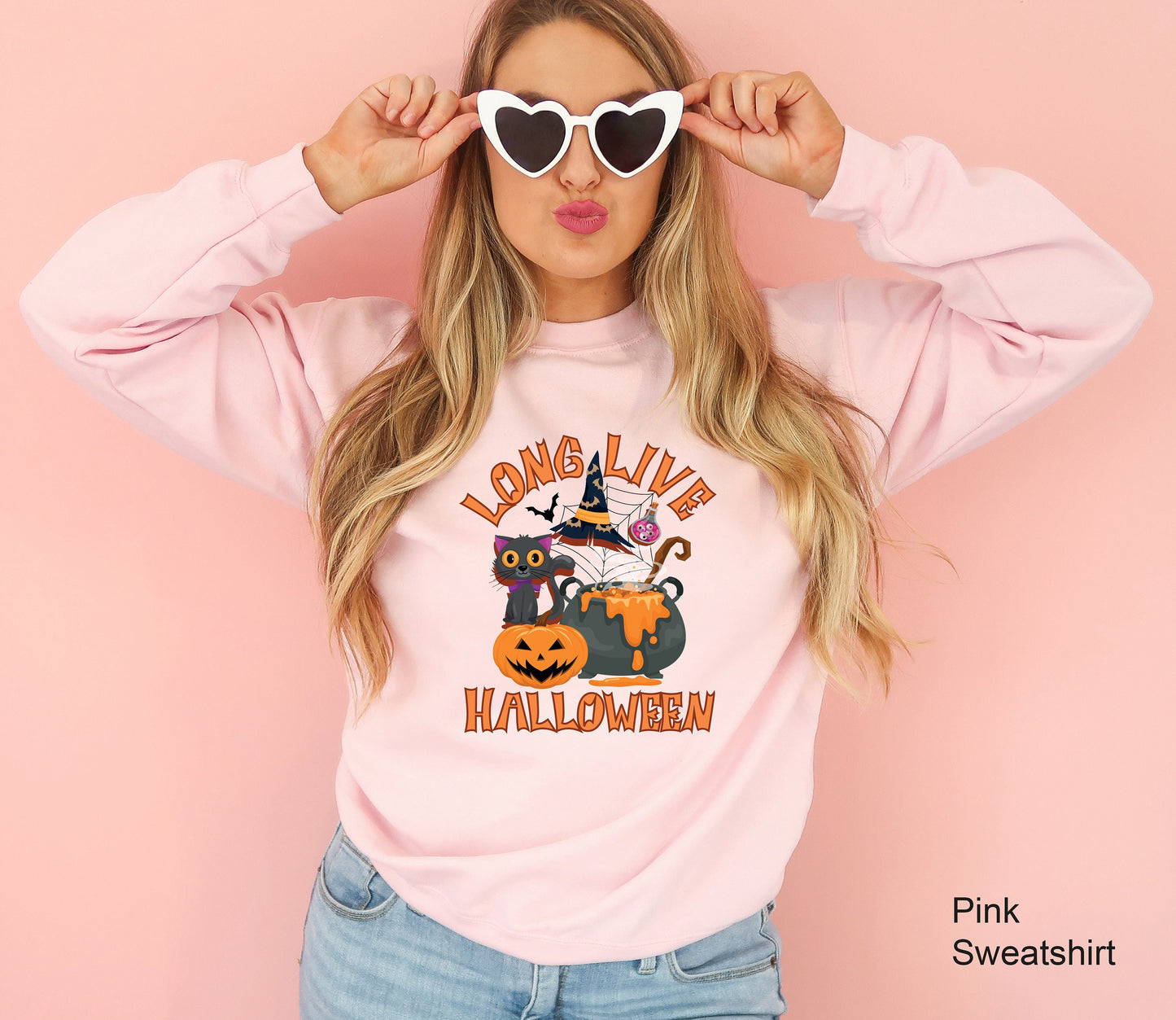 Halloween Sweatshirt,Vintage Halloween Sweater,Funny Halloween Shirt,Fall  Witchy Clothing,Halloween Party Tee,Funny Halloween Costume,C7042
