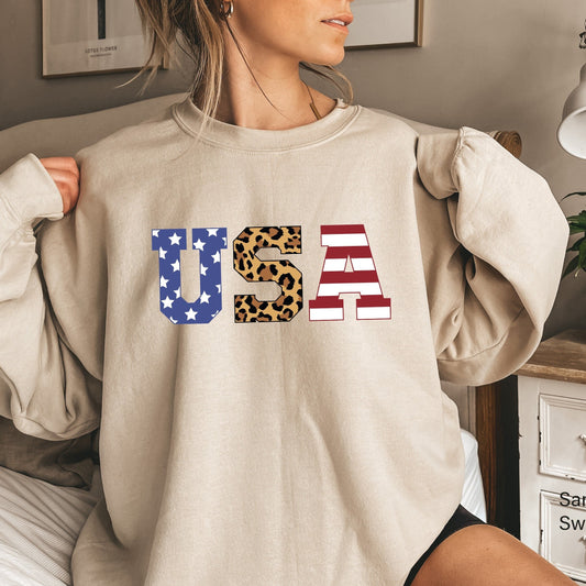 Retro USA Sweatshirt,Patriotic Sweatshirt,Fourth of July Shirt,4th of July T-shirt,American Hoodie,America Tee,Memorial Day Shirt,C6827