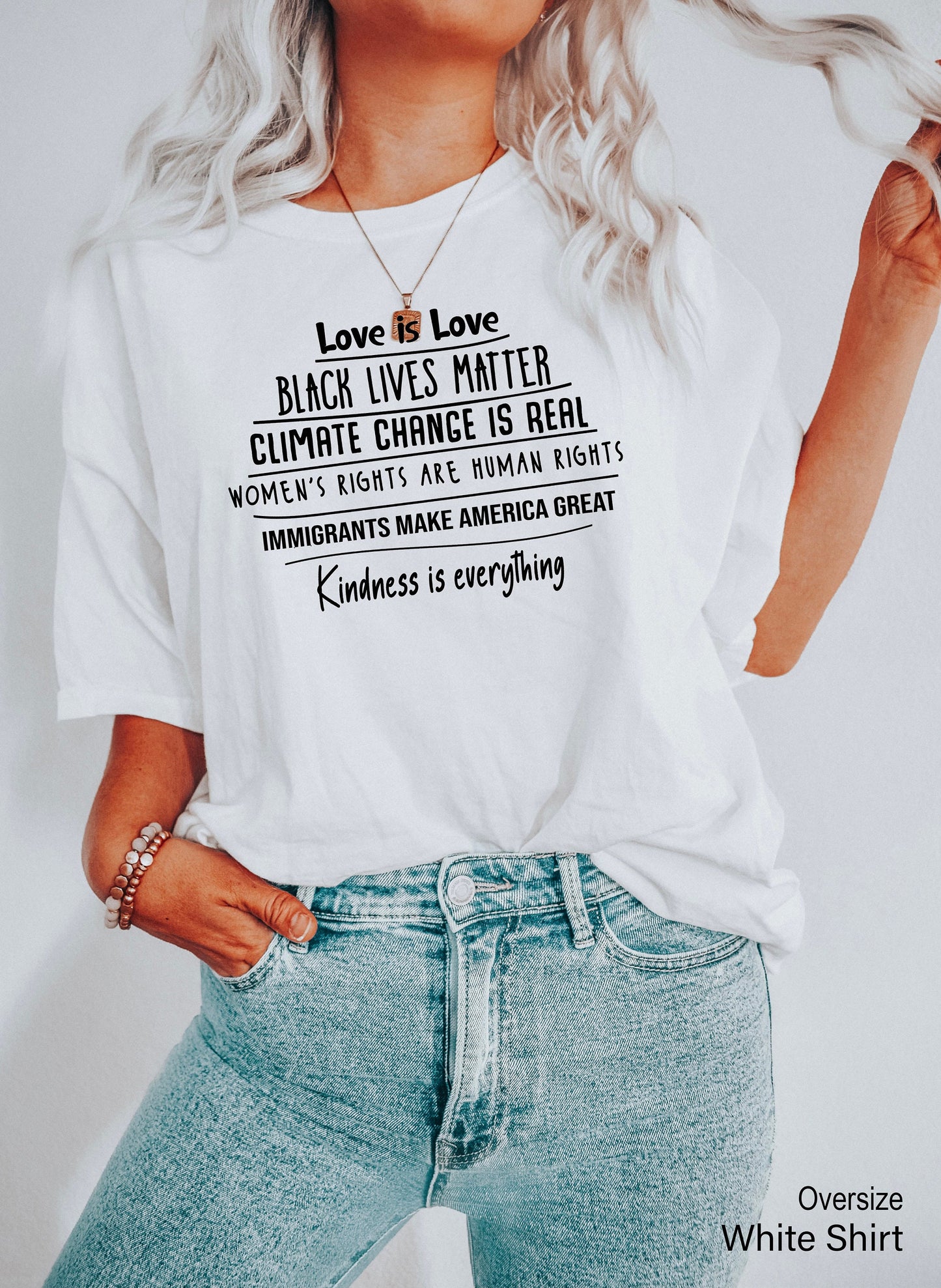 Anti-Trump Shirt, Feminist Shirt for Men or Women, Equality Shirt, Democrat Shirt, Love is Love Shirt, Black Lives Matter, C5018