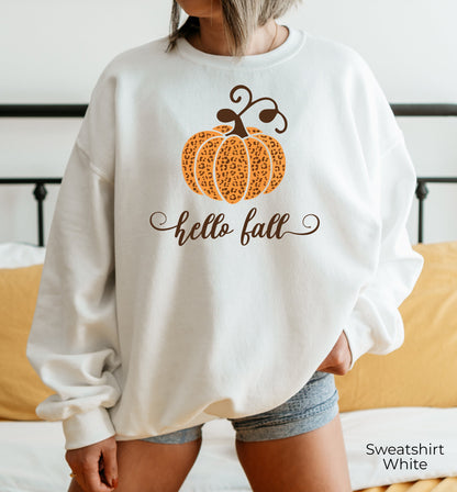 Hello Fall Shirt, Thanksgiving Shirt, Thankful Shirt, Thanksgiving Tee, Grateful Shirt, Fall Shirt, Fall Teacher Shirt,C6087