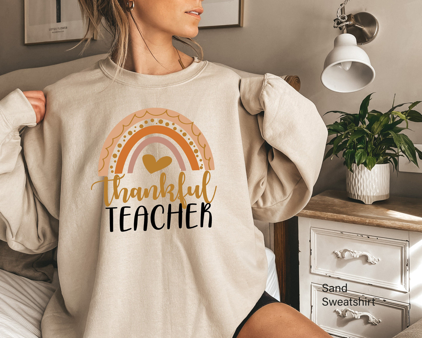 Thankful Rainbow Teacher Shirt, Thankful Shirt,Thanksgiving Shirt,Thanksgiving Tee, Grateful Shirt, Fall Shirt, Fall Teacher Shirt,C6085