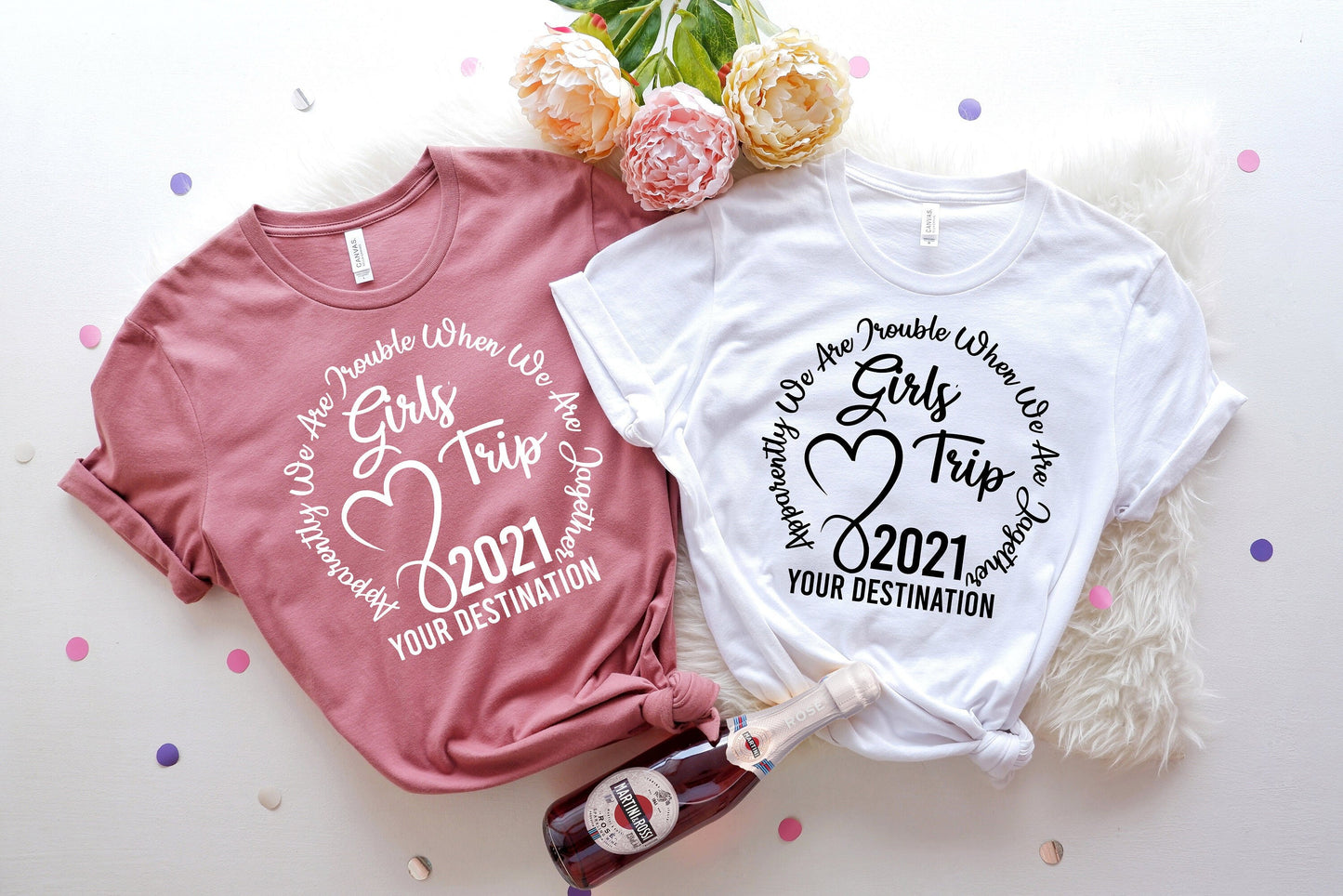 Girls' Trip Shirt, Girls Vacation Shirt , Girls Travel Shirt, Best Friends Gift, Travel Lover Gift, Besties Shirt,Gift For Besties, C6121