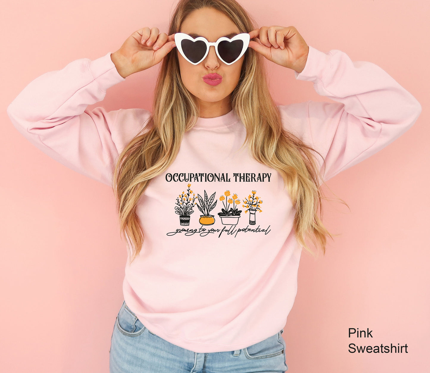 Floral Occupational Therapist Sewatshirt, Occupational Therapy Student Gift, OT Hoodie, Occupational Therapy Shirt, C6764