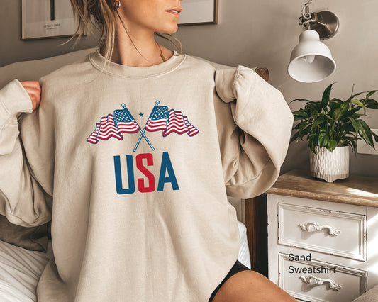 USA Sweatshirt,Fourth of July Hoodie,4th of July Party Tee,American Flag Sweater,Patriotic Tshirt,Memorial Day Shirt,America T-shirt,C6941