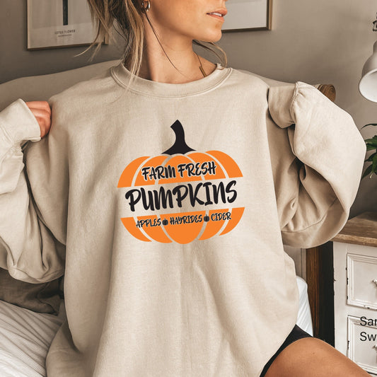 Pumpkin Sweatshirt,Trendy Pumpkin Season Shirts,Funny Fall Sweater,Farm Fresh Pumpkin Tshirt,Hello Pumpkin Patch Sweat,Fall Lover Tees,C7047