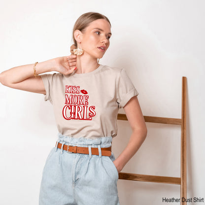 Kiss More Girls Shirt, Queer Gift, Lesbian Clothing, LGBTQ Shirt, Gay Pride Shirt, Lesbian Shirt, Pride Month Shirt, Queer Girls Tee, C6984