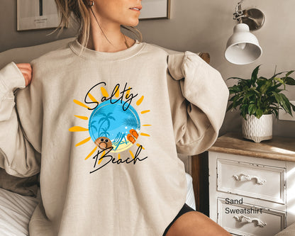 Salty Beach Shirt, Summer Shirt, Summer Trips Shirt, Beach Vacation Shirt,Vacay vibes Shirt, Girls Trip,C7088