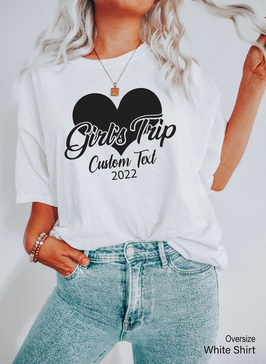 Girl's Trip 2022 Shirt, Custom Your Place, Besties Shirt, Girls Night Out Shirt, Girls Vacations, Girls Weekend Shirt, C6975