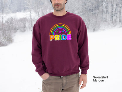 LGBT Swetshirt, Pride Hoodie, Rainbow Pride Sweatshirt, LGBT Hoodie, Pride T-shirt, Lesbian Sweatshirt, Gay Pride LGBTQ Shirt, C6993