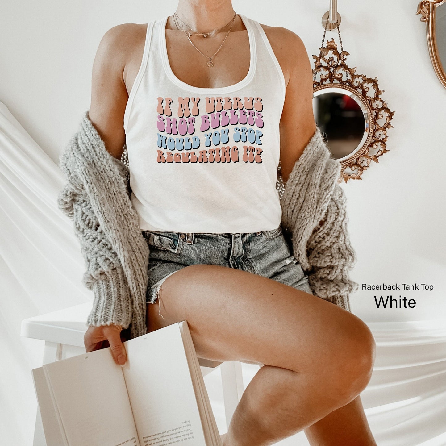 If My Uterus Shot Bullets Would You Stop Regulating It Shirt,Feminist Tanks,My Body My Choice Tee,Womens Rights Shirt,Pro Choice Shirt,C7116