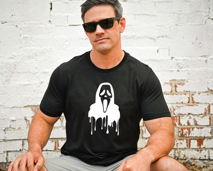 Scream Shirt,Ghostface T Shirt,New Trendy Horror Tees,Funny Halloween Tshirt,Cute Ghost Scream T-Shirt,Horror Movie Gift,Spooky Horror,C6450