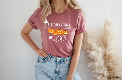 Halloween School Shirt,Halloween RAcerback, Halloweentown University Shirt, Funny Fall Tee, Fall Shirt, Pumpkin Spice Shirt, C7020