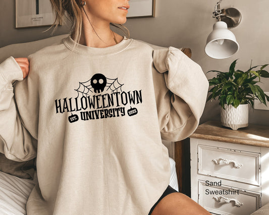 Halloween University Sweatshirts,Halloween Sweatshirts, Halloweentown University Hoodie, Funny Fall Sweatshirts, Fall Sweatshirts,C7038