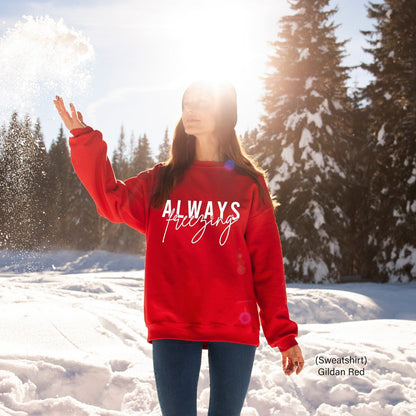 Always Freezing Sweatshirt,Always Freezing Shirt,Trendy Winter Hoodie,Cute Christmas Tee,Funny Freezing Shirt,Oversized Christmas gift,C6332