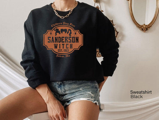 Sanderson Witch Museum Shirt,Trendy Sanderson Sweatshirt,Cute Sanderson Shirt,Halloween Party Shirt,Funny Halloween Kids Sweater Gifts,C6139