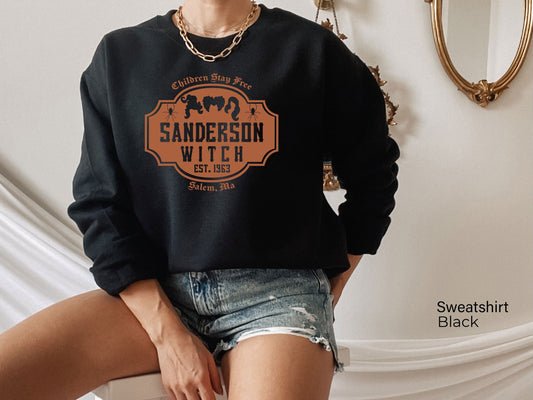 Sanderson Witch Museum Shirt,Trendy Sanderson Sweatshirt,Cute Sanderson Shirt,Halloween Party Shirt,Funny Halloween Kids Sweater Gifts,C6139